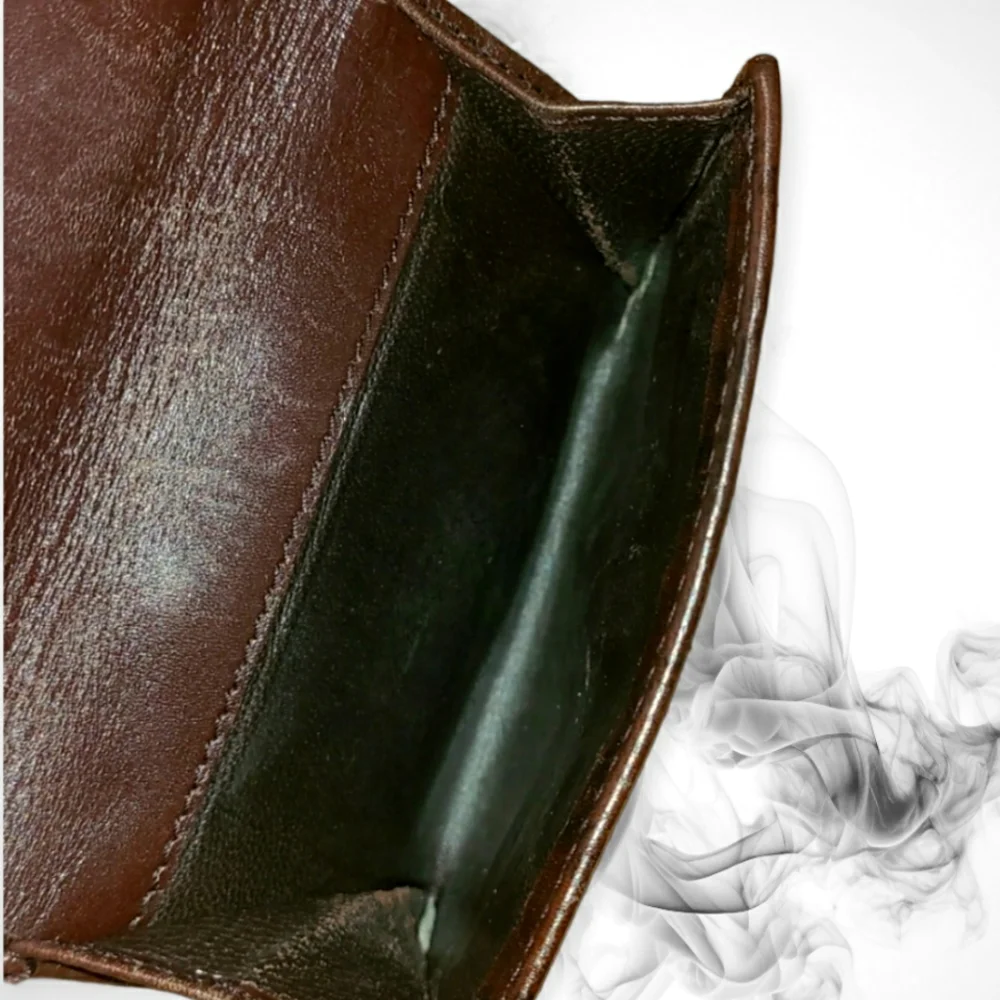 💯 GUCCI GG Guccissima Brown Leather Wallet